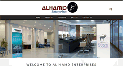 Desktop Screenshot of alhamdenterprises.com